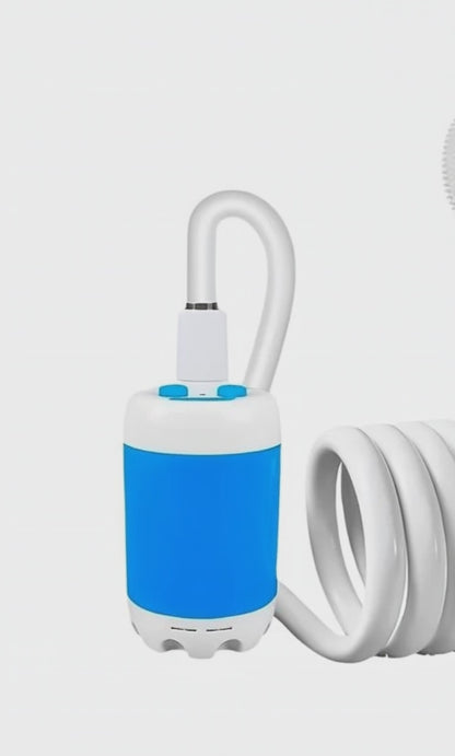 Rechargeable Electric Outdoor Camp Shower Pump, Upgrade Version for Portable Showers While for Camping,Hiking Traveling-A98U